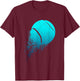 Tennis Player Sport Vintage Men Women Tennis T-Shirt - T-Shirt | Maroon