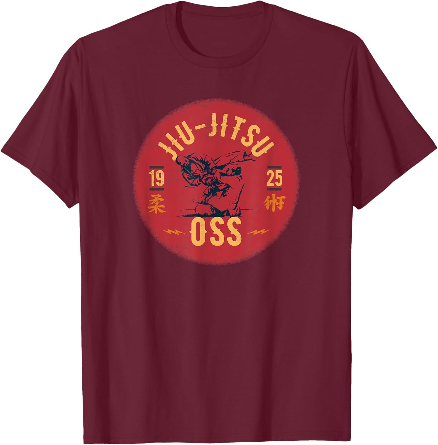 Brazilian Jiu Jitsu Jiu-Jitsu BJJ T-Shirt - T-Shirt | Maroon