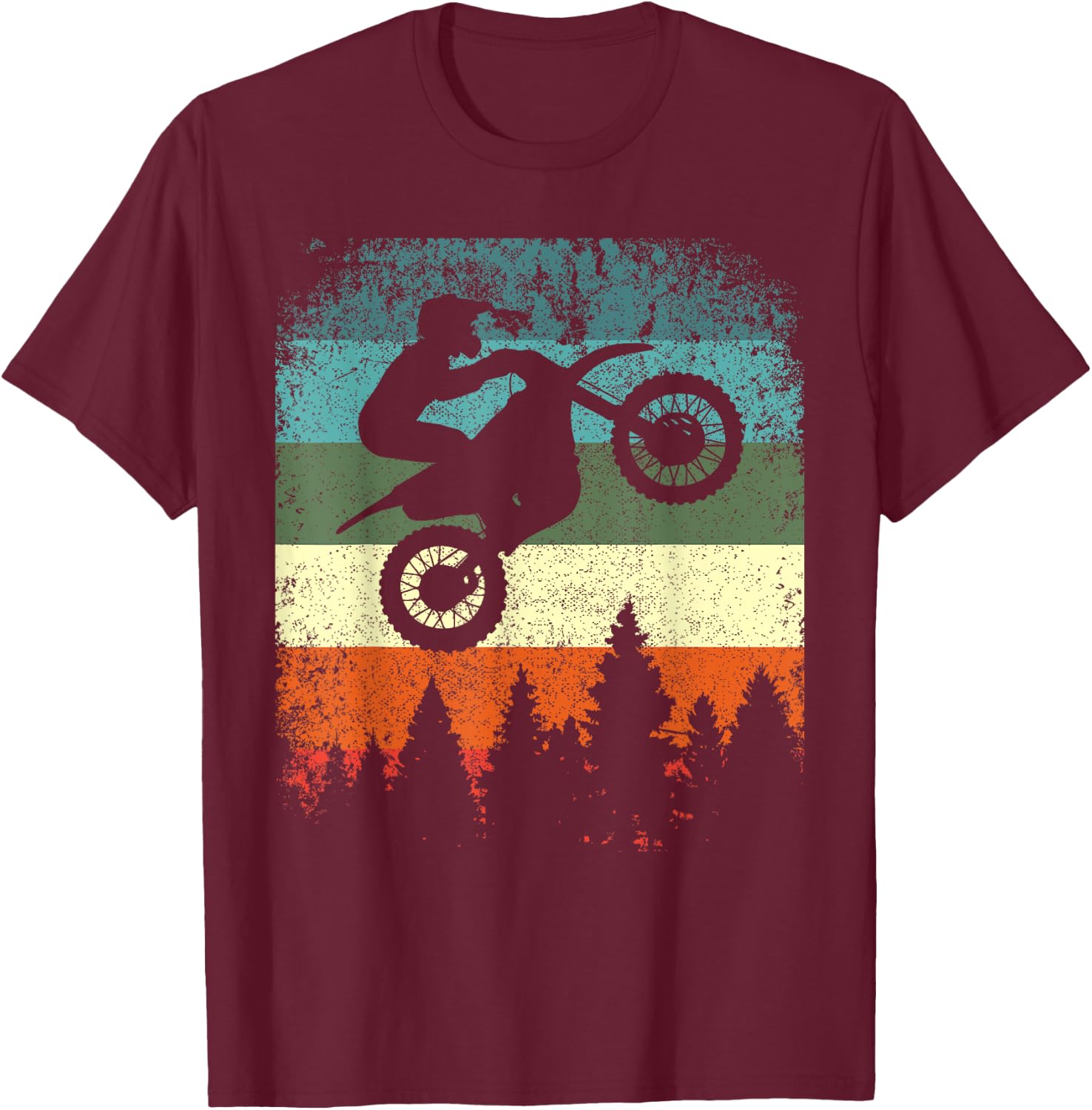 Motorcycle rider motocross motorcycle rider sport motorcycle T-Shirt - T-Shirt | Maroon