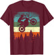 Motorcycle rider motocross motorcycle rider sport motorcycle T-Shirt - T-Shirt | Maroon