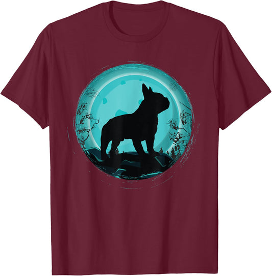 French Bulldog Frenchie Dog Women Kids T-Shirt - T-Shirt | Maroon