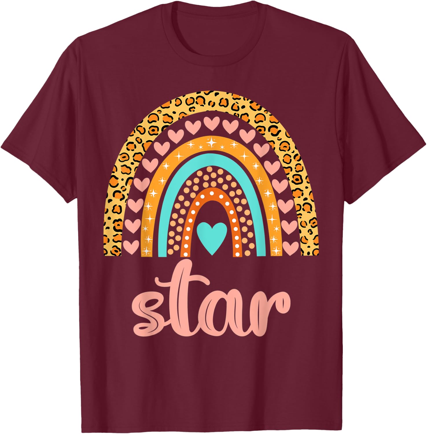 Star Star Name Birthday Shirt Gift T-Shirt - T-Shirt | Maroon
