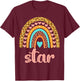 Star Star Name Birthday Shirt Gift T-Shirt - T-Shirt | Maroon