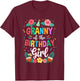 Granny of The Birthday Girl Aloha Hawaii Party 1St Birthday T-Shirt - T-Shirt | Maroon