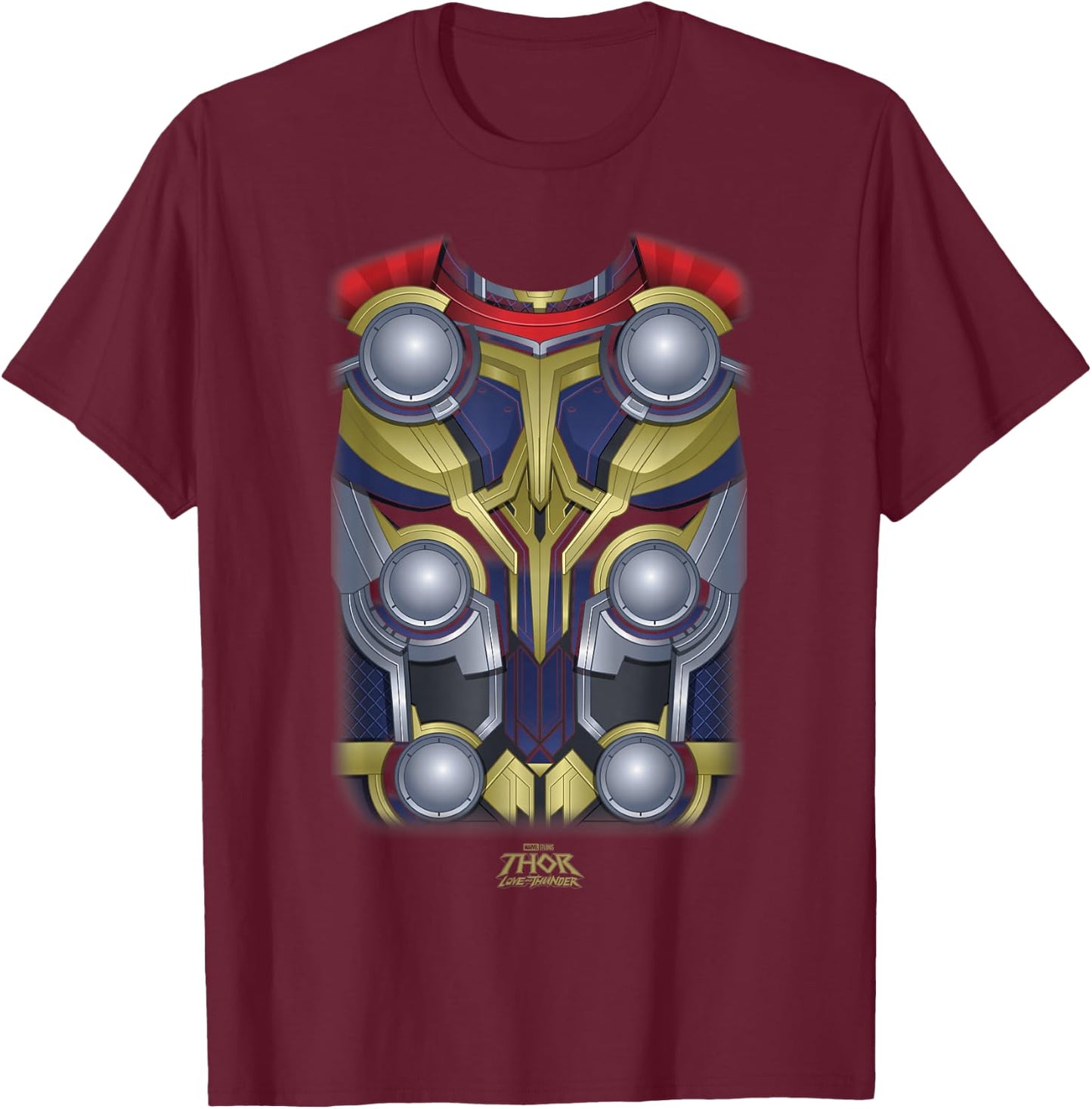 Marvel Thor: Love and Thunder Thor Halloween Costume T-Shirt - T-Shirt | Maroon