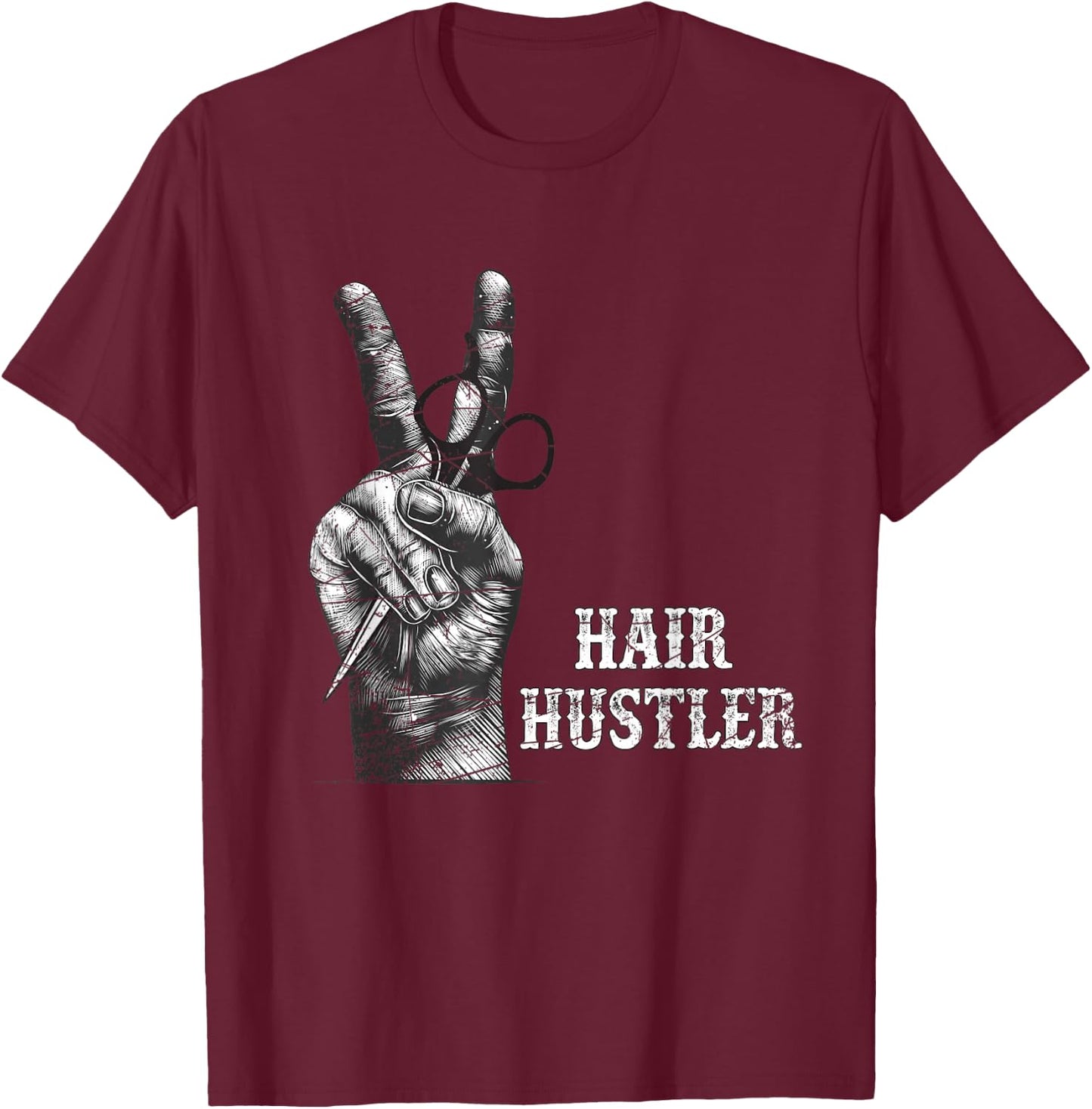 Hairdresser Cosmetology Barber Gift Hairstylist T-Shirt - T-Shirt | Maroon