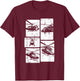 Helicopter T-Shirt - T-Shirt | Maroon