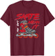 Skating Skater Sport Inline Skate Roller Blading Gift T-Shirt - T-Shirt | Maroon