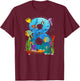 8 Year Old Boy Ocean Aquarium 8th Birthday Party Sea Animal T-Shirt - T-Shirt | Maroon