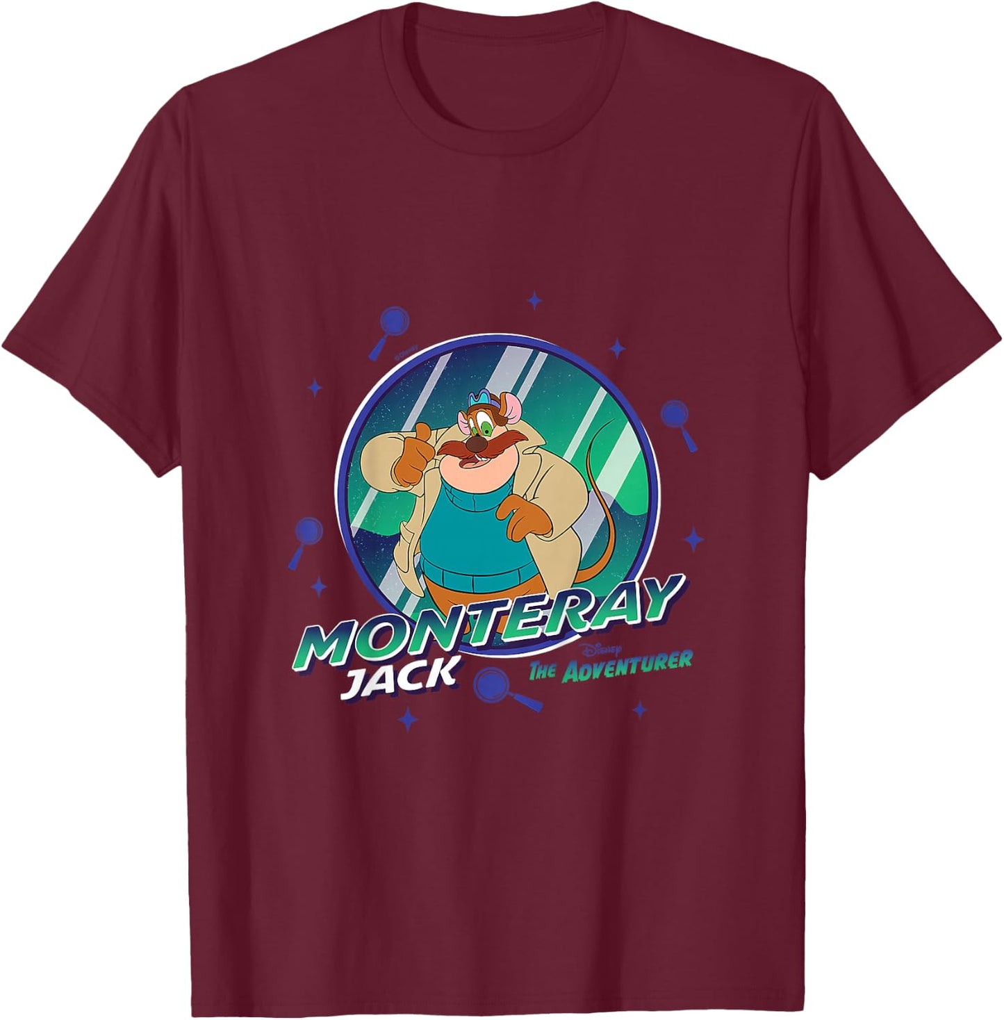 Kids Chip 'N Dale Rescue Rangers - Monteray Jack T-Shirt - T-Shirt | Maroon