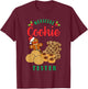Official Cookie Taster Christmas Cookies Exchange Baker Gift T-Shirt - T-Shirt | Maroon