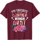 My Favorite Lawyer Call Me Aunt Happy Mother's Day Costume T-Shirt - T-Shirt | Maroon