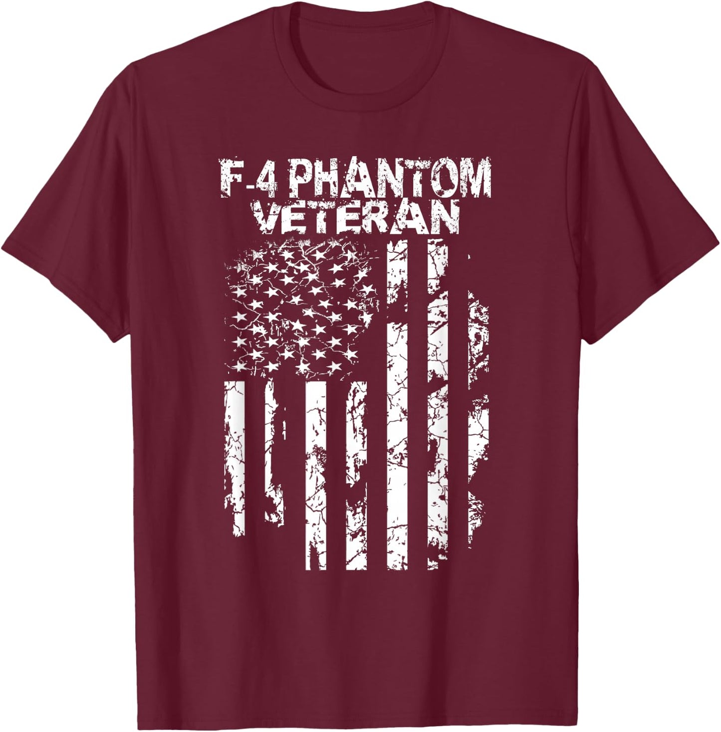 F-4 Phantom Veteran T-Shirt - T-Shirt | Maroon