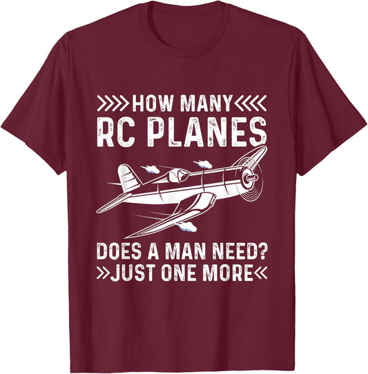 RC Plane Pilot Remote Controlled Glider RC Airplane T-Shirt - T-Shirt | Maroon