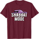 Shabbat Mode - Judaism Rest Day Cat Shirt Women Girls Kids T-Shirt - T-Shirt | Maroon