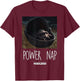 Star Wars The Mandalorian The Child Power Nap T-Shirt - T-Shirt | Maroon
