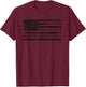 Faith Family Freedom USA American Flag T-Shirt - T-Shirt | Maroon