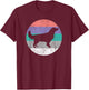 Golden Retriever Gift Shirt & Girls Retro Cute T-Shirt - T-Shirt | Maroon