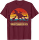 Daddysaurus Rex 3 kid T-Shirt - T-Shirt | Maroon