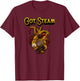 Steampunk Mechanics Victorian Cosplay Steampunk T-Shirt - T-Shirt | Maroon