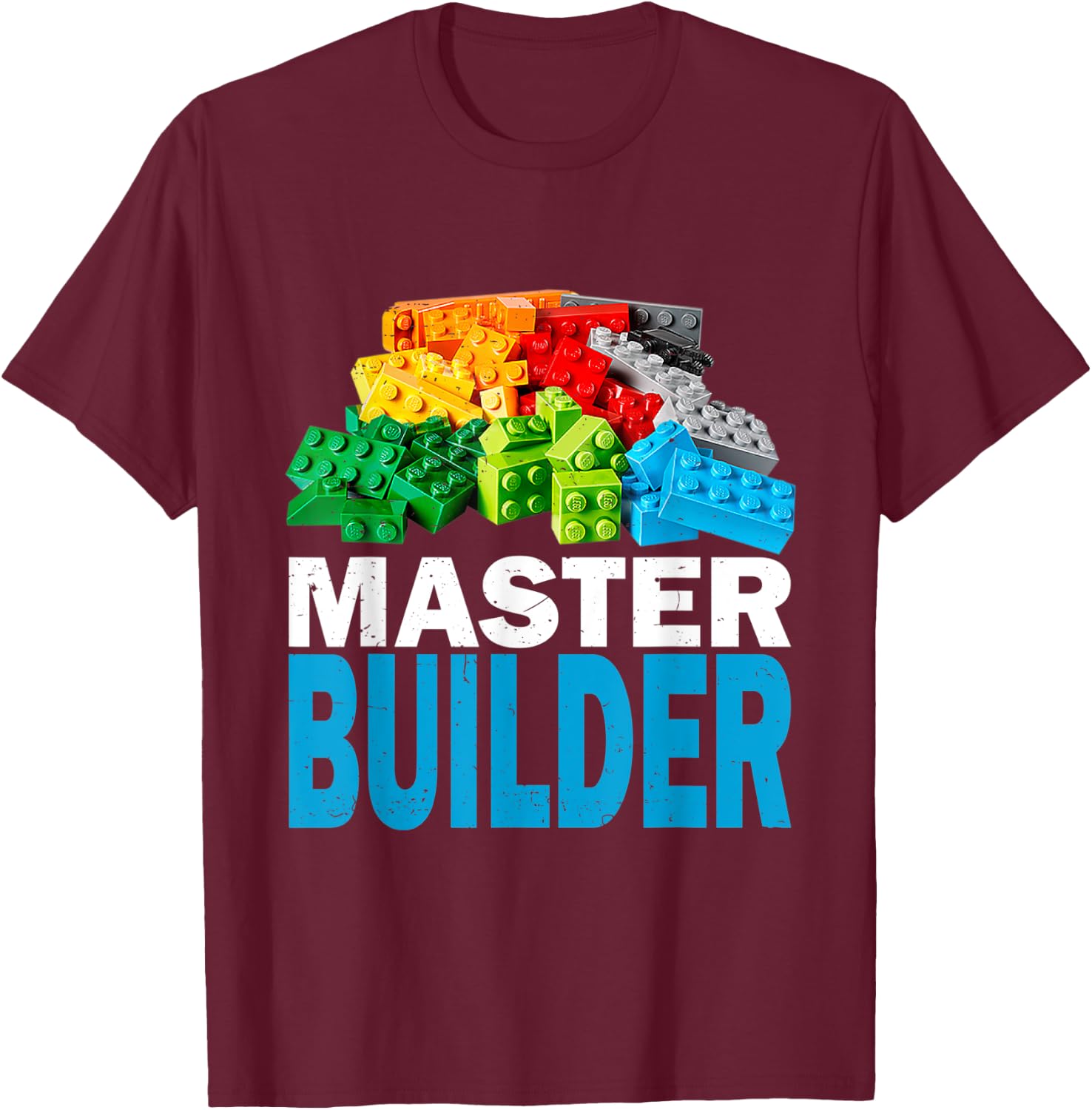 Master Builder Funny Architect Design Idea Architect T-Shirt - T-Shirt | Maroon