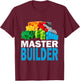 Master Builder Funny Architect Design Idea Architect T-Shirt - T-Shirt | Maroon