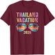 Cute Thailand Vacation 2026 Travel Best Ever Trip Matching T-Shirt - T-Shirt | Maroon