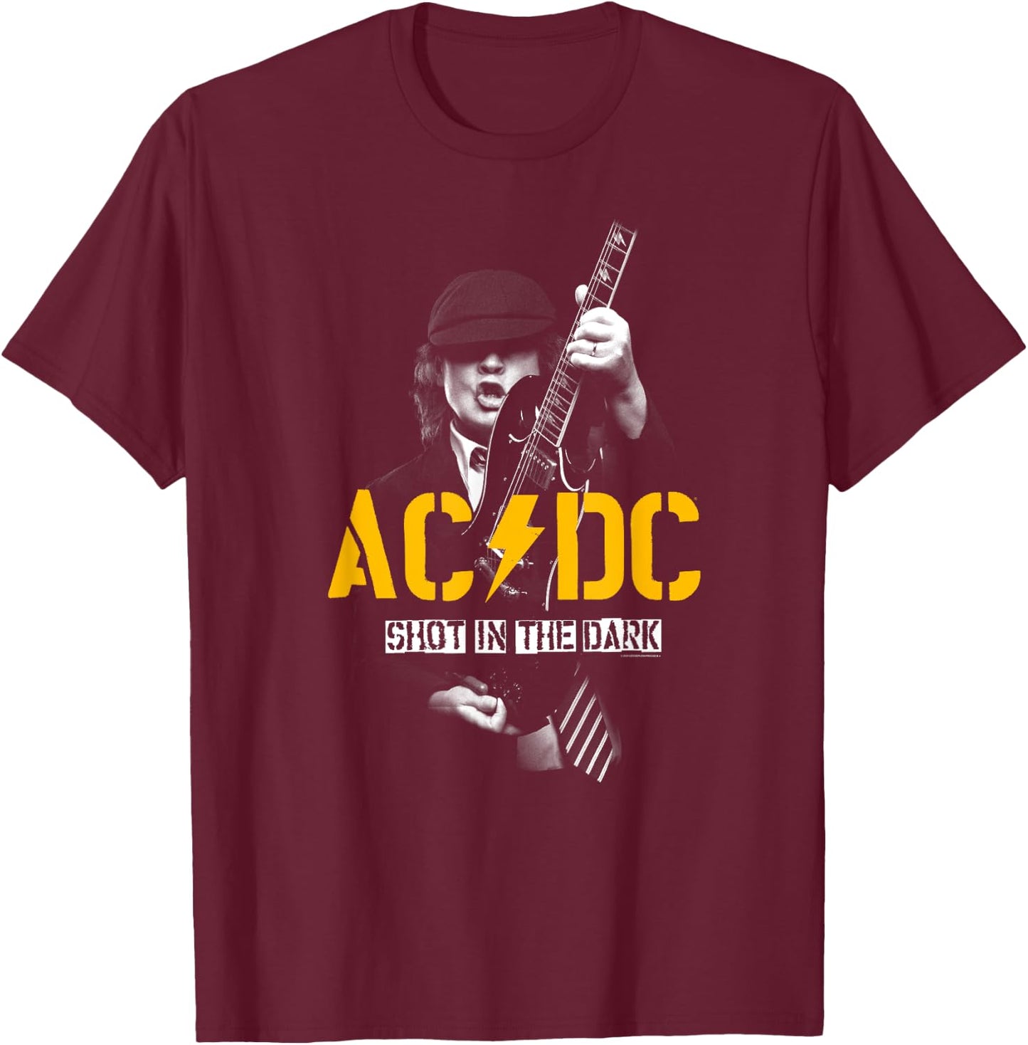 AC/DC - Shot In The Dark T-Shirt - T-Shirt | Maroon