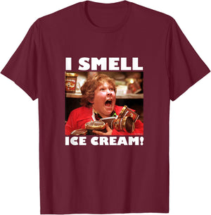 The Goonies Chunk I Smell Ice Cream Movie T-Shirt - T-Shirt | Maroon