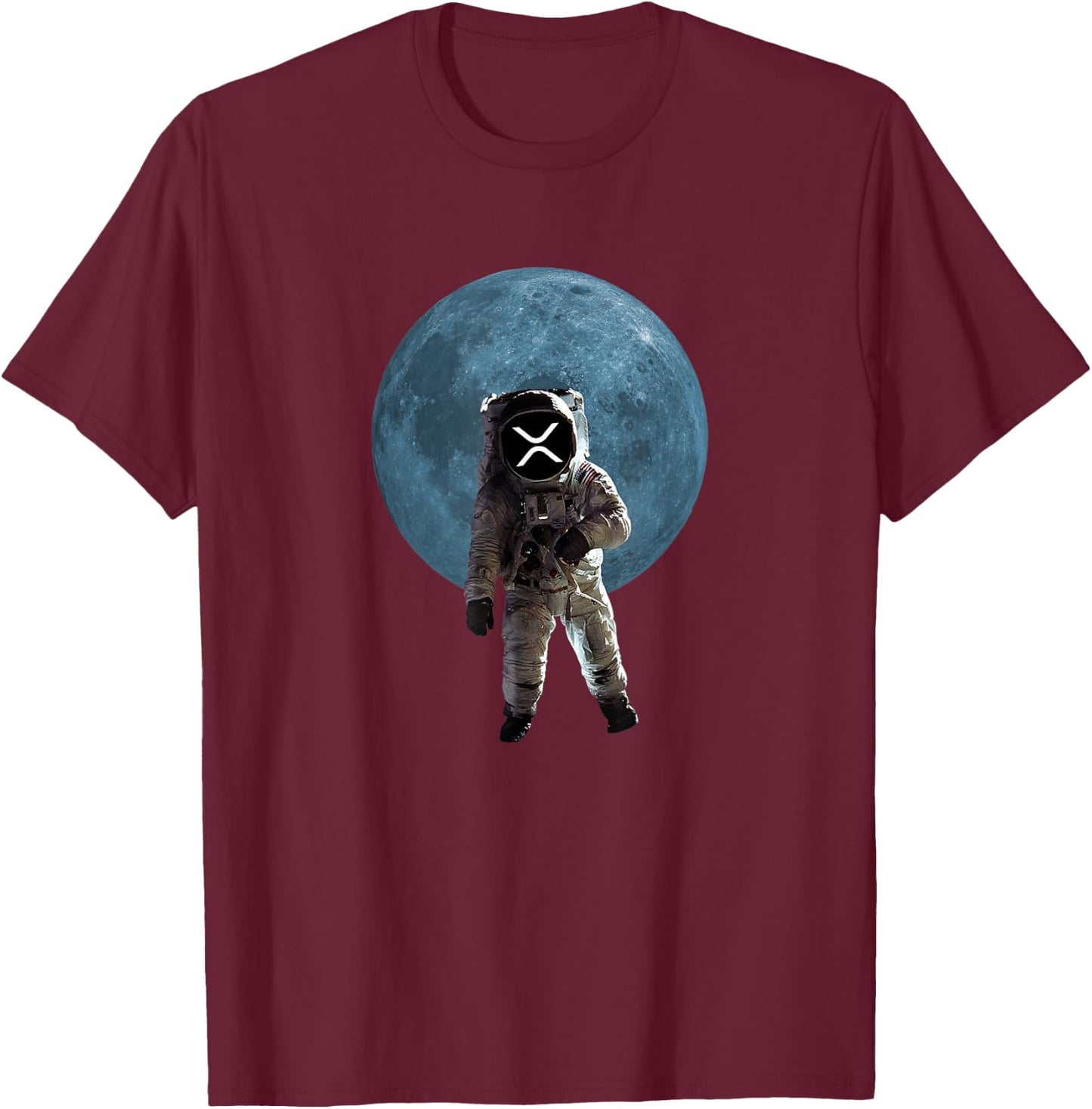 XRP Merchandise Cryptocurrency Gift Blockchain Crypto T-Shirt - T-Shirt | Maroon