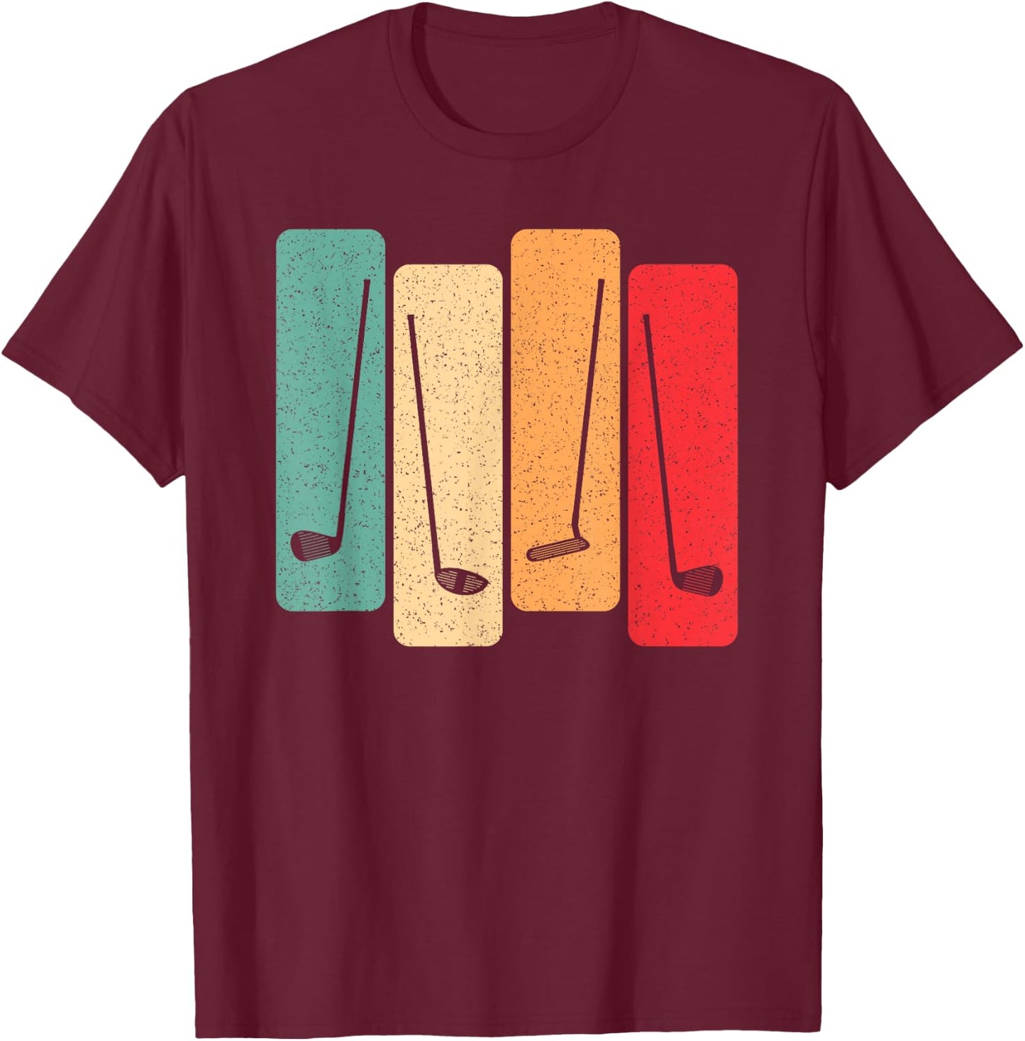 Retro Golf Vintage Golf Lover Golfer Men Women Kids T-Shirt - T-Shirt | Maroon