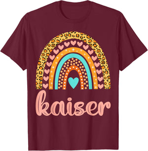 Kaiser Kaiser Name Birthday Shirt Gift T-Shirt - T-Shirt | Maroon