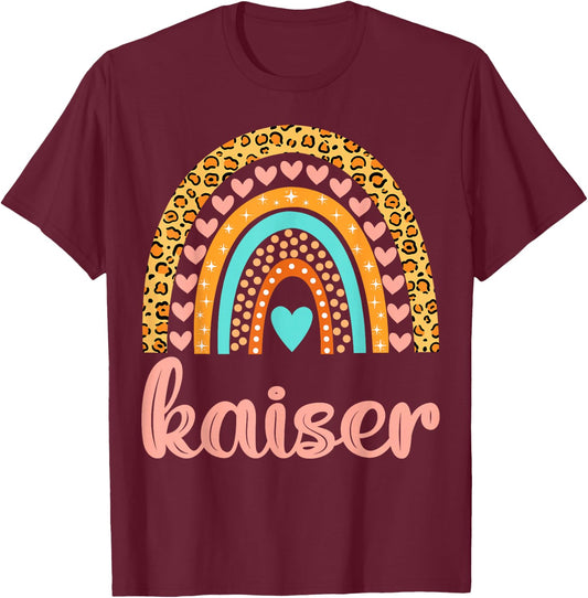 Kaiser Kaiser Name Birthday Shirt Gift T-Shirt - T-Shirt | Maroon