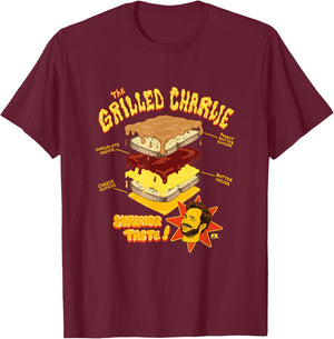 It's Always Sunny in Philadelphia Grilled Charlie T-Shirt - T-Shirt | Maroon
