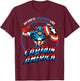 Marvel My Dad is Legendary Like Captain America T-Shirt - T-Shirt | Maroon