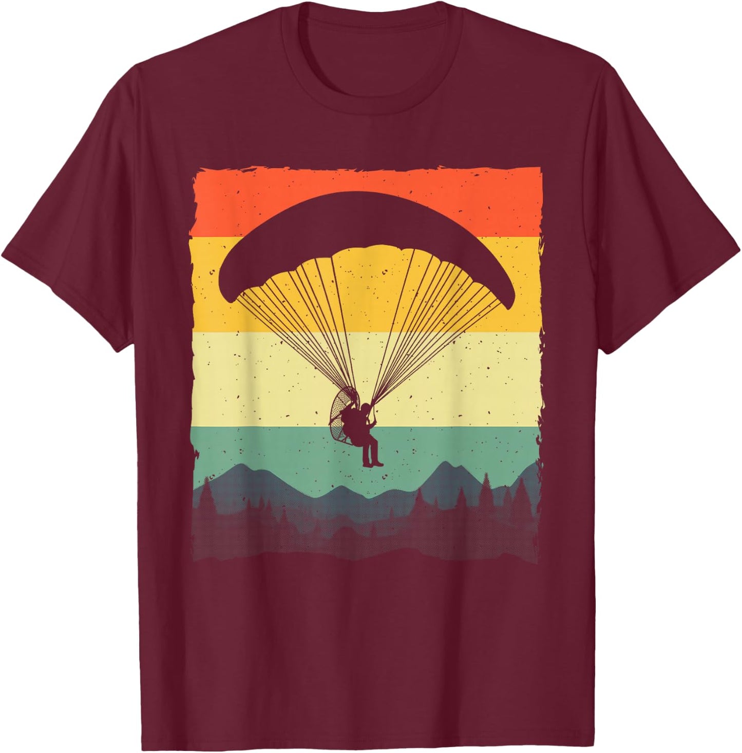 Paramotor Art Women PPG Paramotoring Paramotor Lover T-Shirt - T-Shirt | Maroon