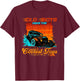Hot Rod Grandpa Old Boys Coolest Toys, Retro Vintage Rat Rod T-Shirt - T-Shirt | Maroon