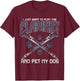 Clarinet - Pet My Dog Music Marching Band Shirts Women Girls Kids T-Shirt - T-Shirt | Maroon