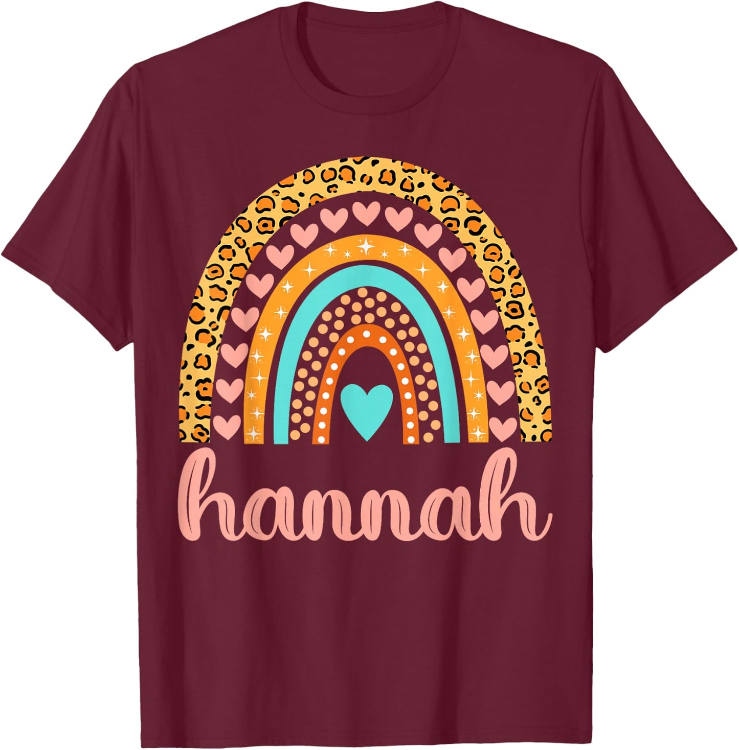 Hannah Hannah Name Birthday Shirt Gift T-Shirt - T-Shirt | Maroon