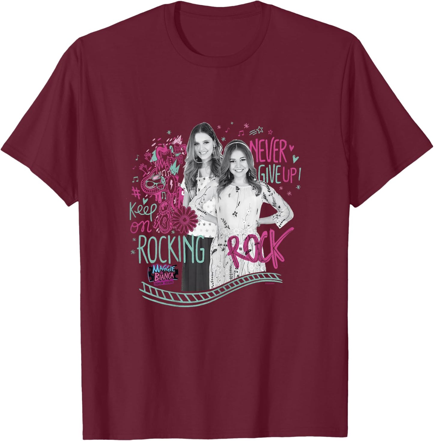 Maggie & Bianca - Fashion Friends T-Shirt - T-Shirt | Maroon