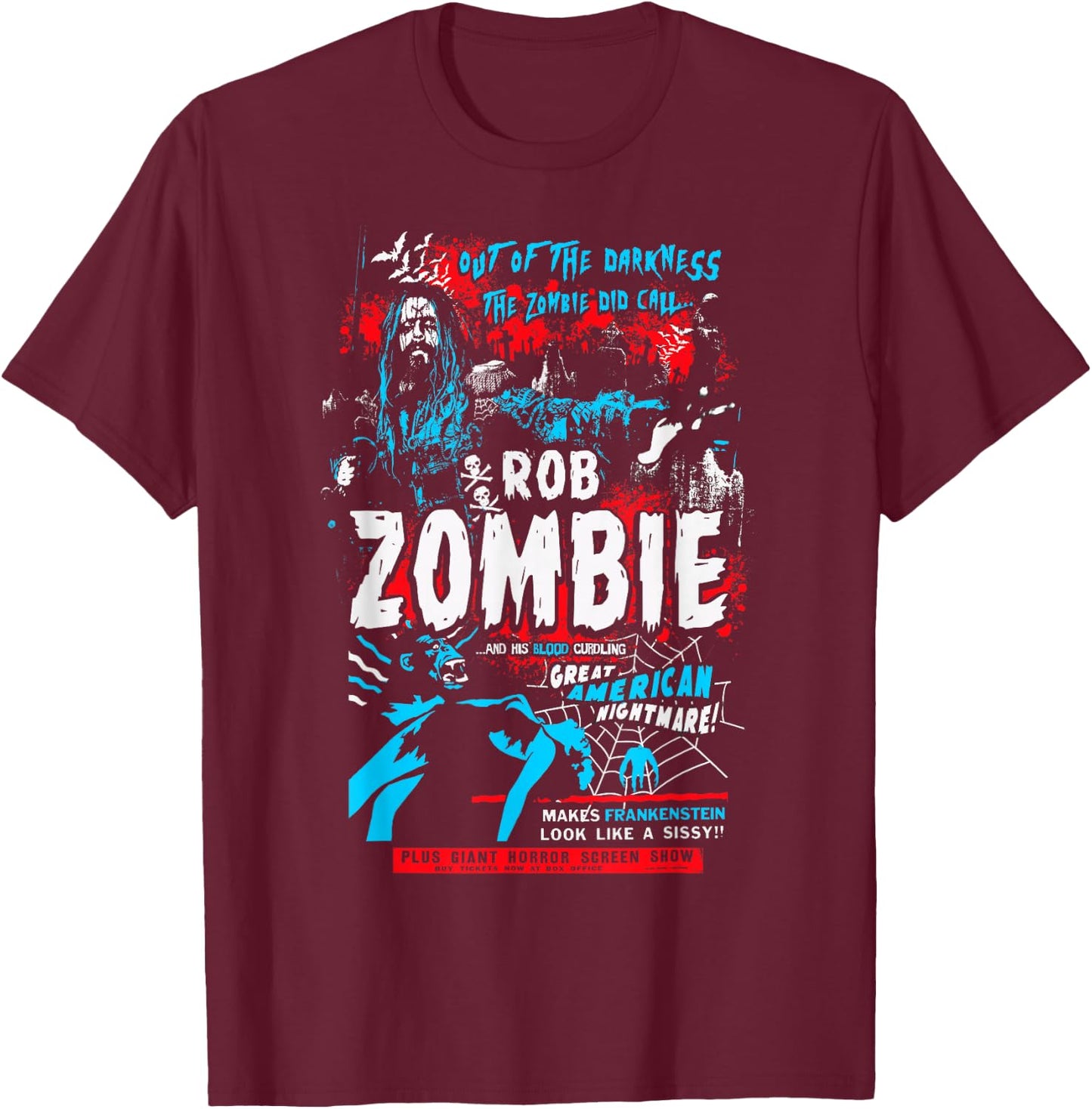 Rob Zombie – Zombie Call T-Shirt - T-Shirt | Maroon