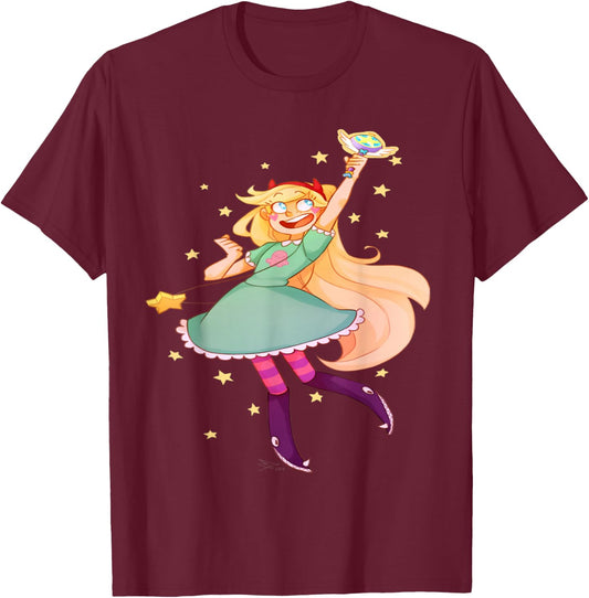 Star vs the forces of evil Shirts T-Shirt - T-Shirt | Maroon