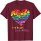 It Takes a Big Heart to Shape Little Minds Teacher Gift T-Shirt - T-Shirt | Maroon