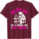 Welder Girl Definition Female Welder Women Welding Girl T-Shirt - T-Shirt | Maroon
