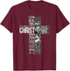 Christian Jesus Lion of Tribe Judah Cross Lion of Judah T-Shirt - T-Shirt | Maroon