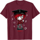 Spookscene Edgy Kitty Hat Scene Kid Emo Alt Goth Red T-Shirt - T-Shirt | Maroon