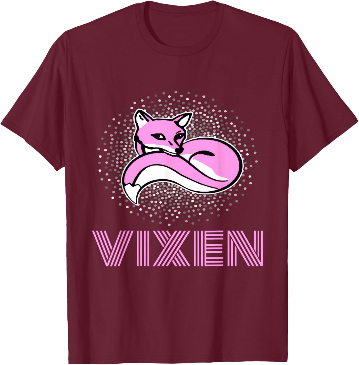 Kinky Vixen Hotwife Fetish Shirt, Cuckold Hot Wife Sharing T-Shirt - T-Shirt | Maroon