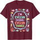 I'm Evelyn Doing Evelyn Things Playful Girl's T-Shirt - T-Shirt | Maroon
