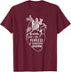 Beware For I Am Fearless & Powerful Frankenstein Quote Heart T-Shirt - T-Shirt | Maroon