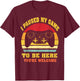 Video-Game i-Paused-my-Game to-be-Here for Kids-Boys-Men T-Shirt - T-Shirt | Maroon